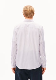 quaasa stripe longsleeve shirt honey reed