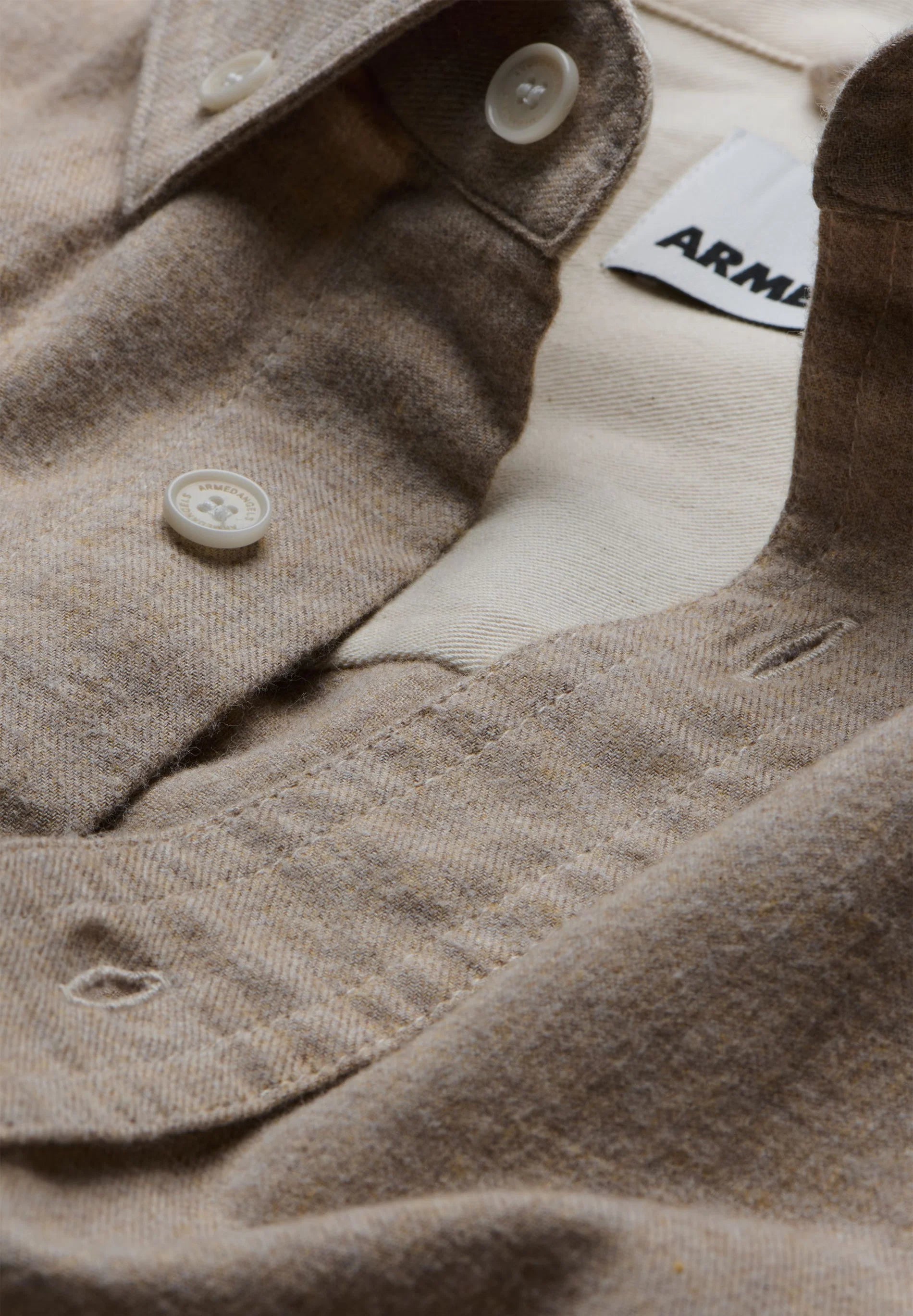 araamo flannel shirt honey red