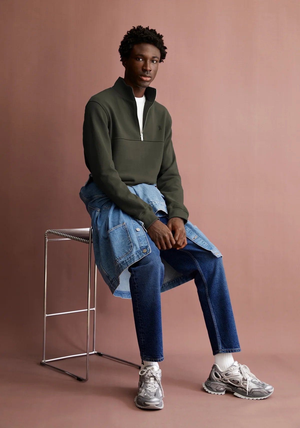 pullover waarlo fleece forest pine