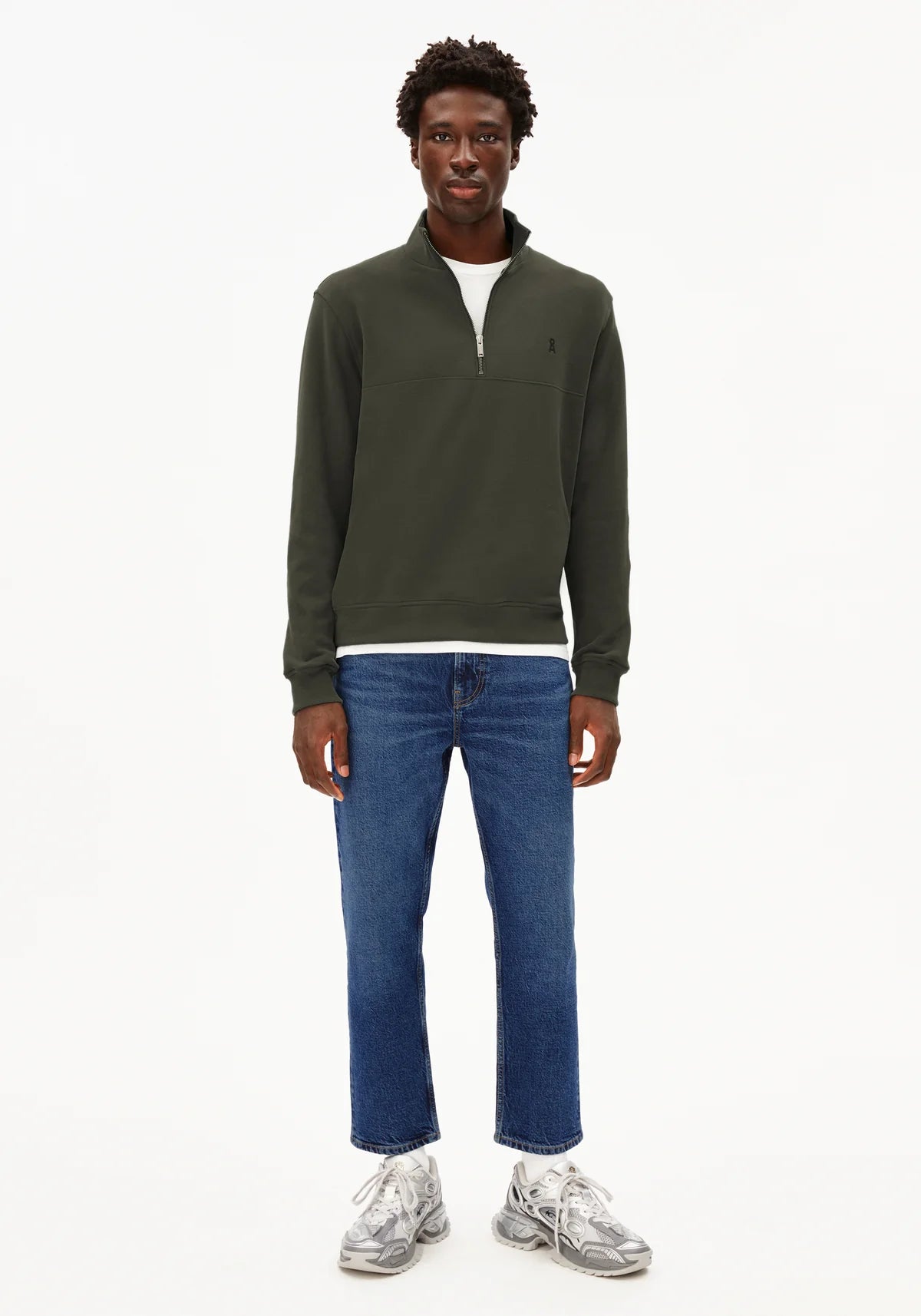 pullover waarlo fleece forest pine