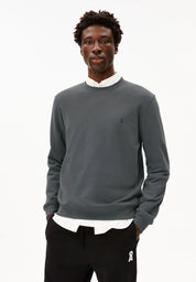 baaro fleece sweatshirt space steel