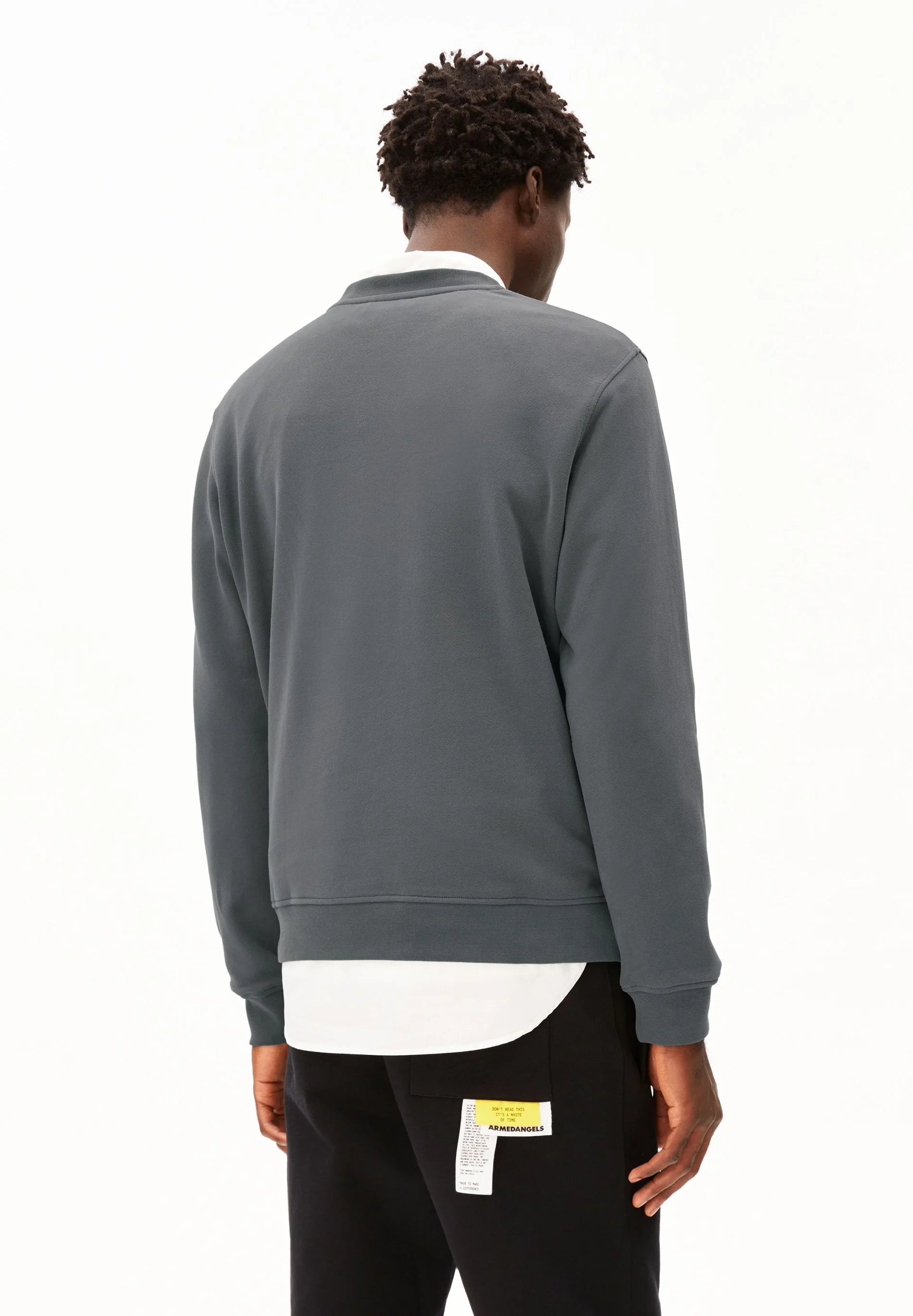 baaro fleece sweatshirt space steel