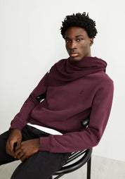 pullover baaro fleece dark cranberry