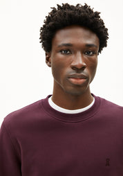 pullover baaro fleece dark cranberry