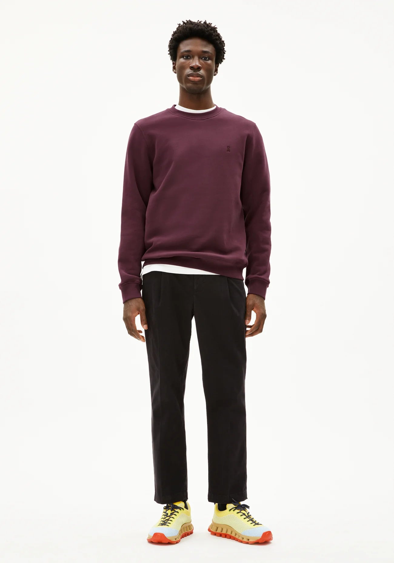 pullover baaro fleece dark cranberry