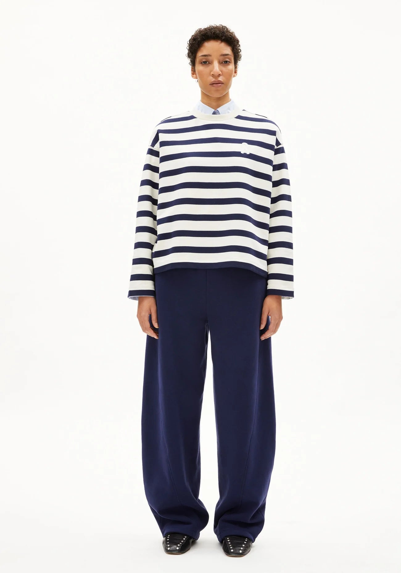pullover iconic Å frankaa bold undyed-tinted navy