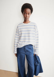 iconic Å frankaa bold sweat undyed-soft blue