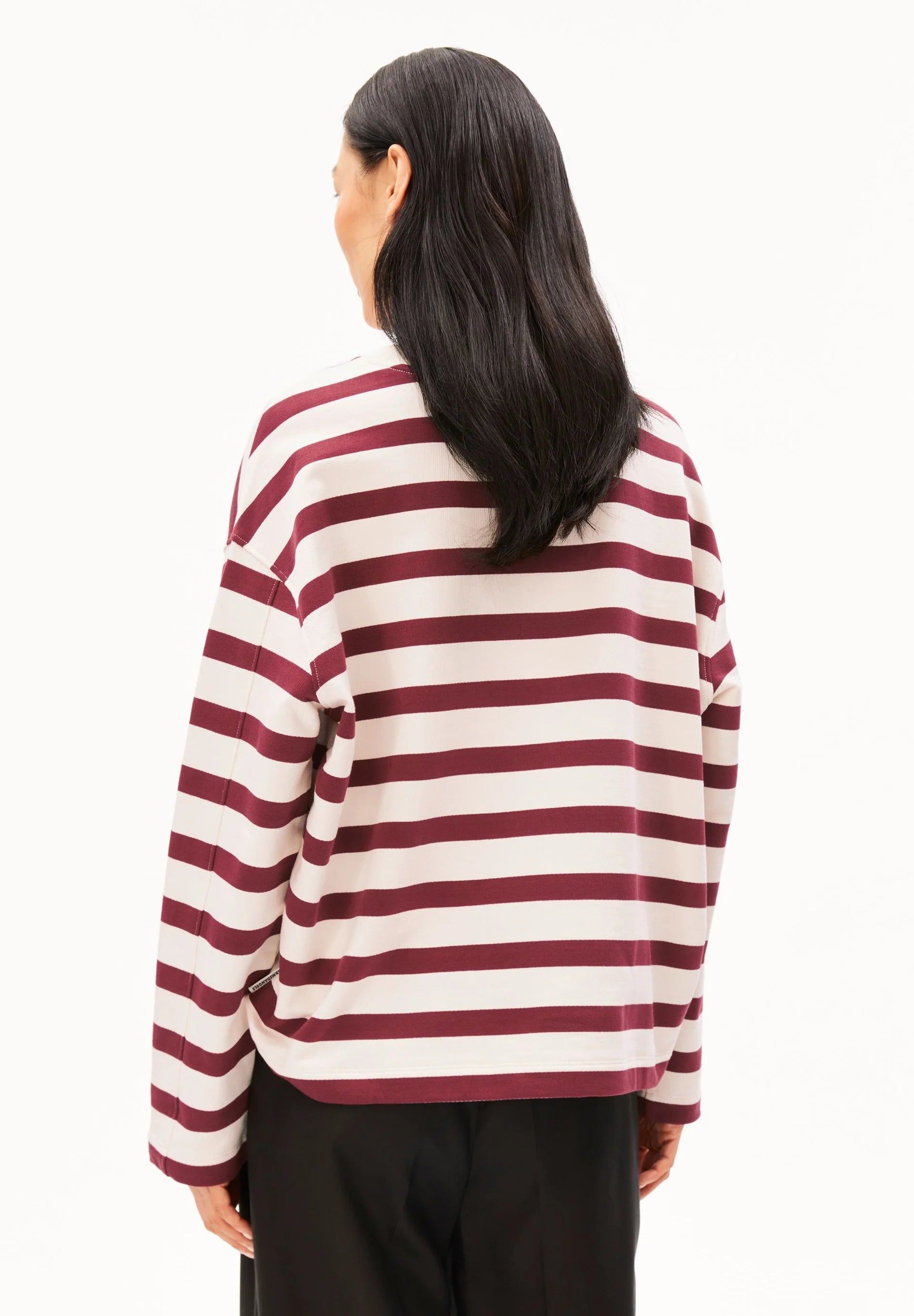 iconic Å frankaa bold sweat undyed-velvet red