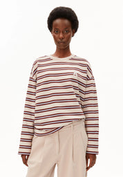 iconic Å frankaa bold sweat undyed-velvet red-soft blue