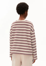 iconic Å frankaa bold sweat undyed-velvet red-soft blue