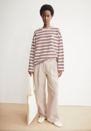 iconic Å frankaa bold sweat undyed-velvet red-soft blue