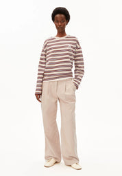 iconic Å frankaa bold sweat undyed-velvet red-soft blue