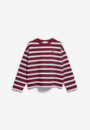 iconic Å frankaa bold sweat velvet red-soft blue-undyed