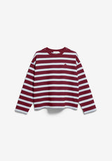 iconic Å frankaa bold sweat velvet red-soft blue-undyed