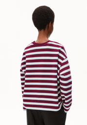 iconic Å frankaa bold sweat velvet red-soft blue-undyed