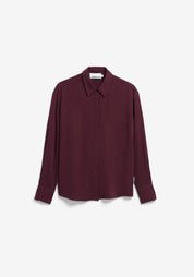 bluse larisaana longsleeve dark cranberry