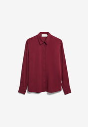 larisaana longsleeve blouse velvet red