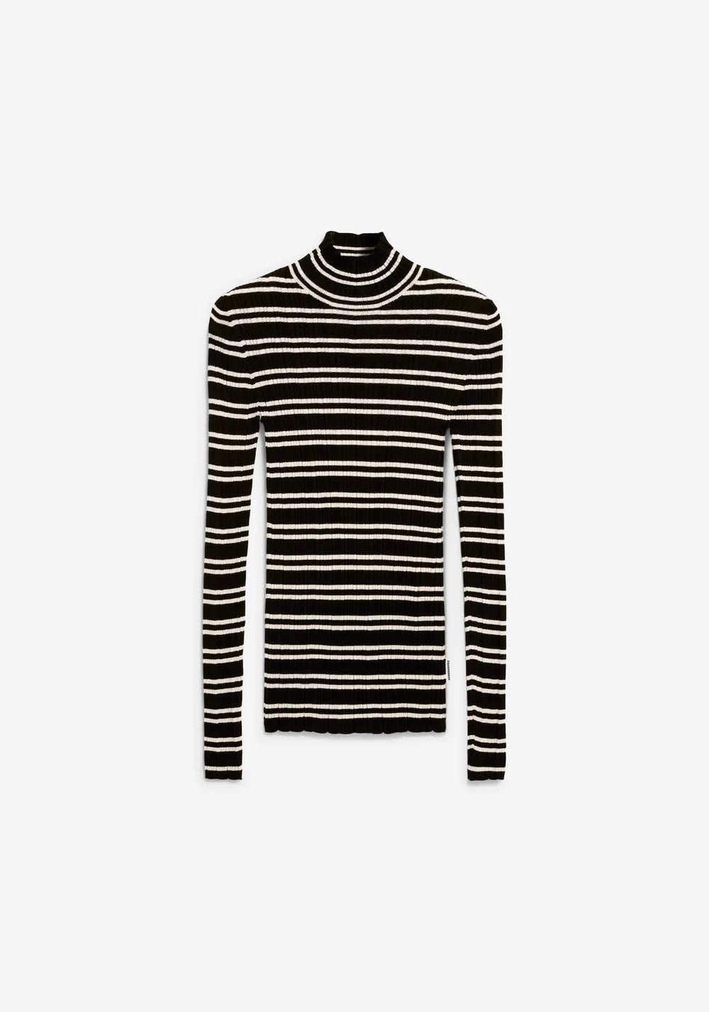 pullover alaania chiffron black-oatmilk