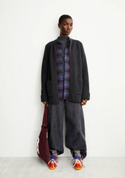 cardigan wardaa steel melange