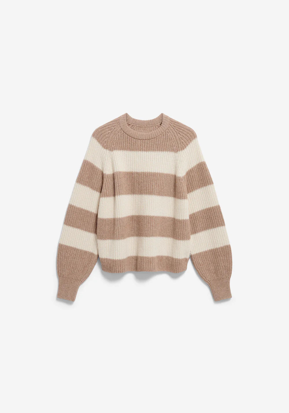 pullover kaagi stripes camel melange