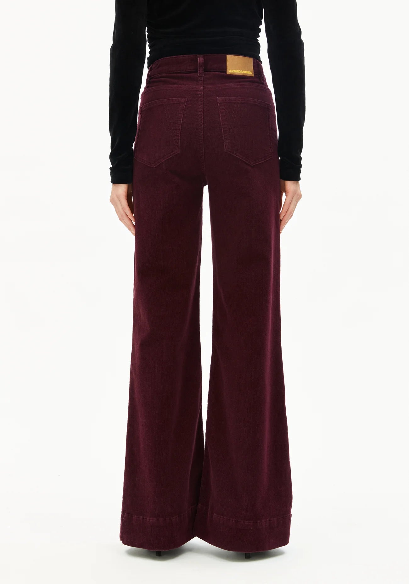 hose murliaa corduroy dark cranberry