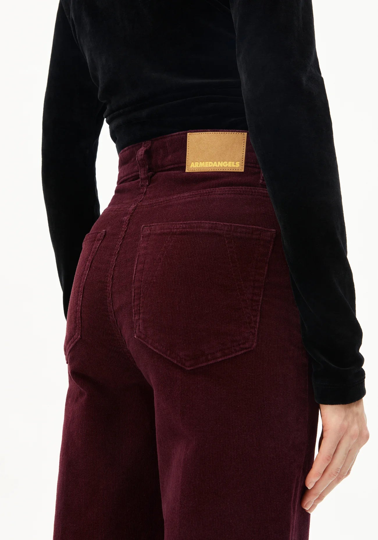 hose murliaa corduroy dark cranberry