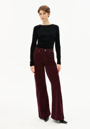 hose murliaa corduroy dark cranberry