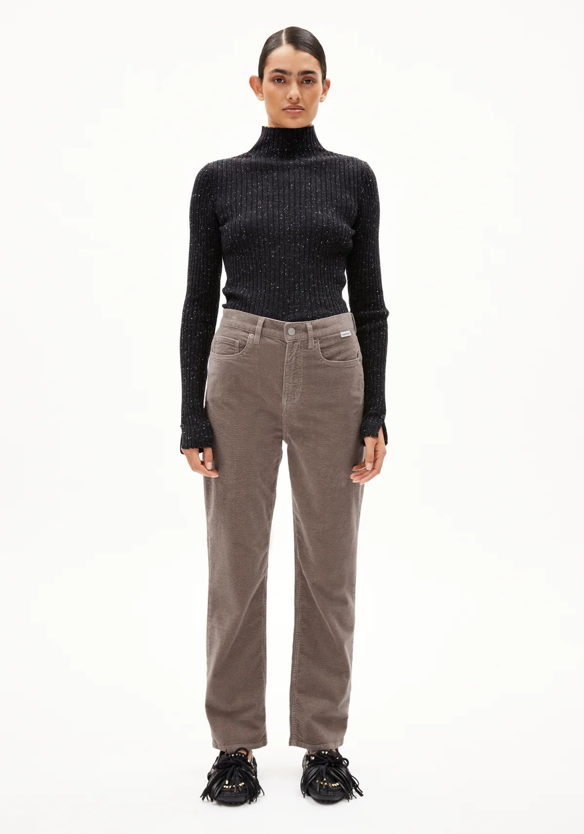 jeans aaikala corduroy walnut cream