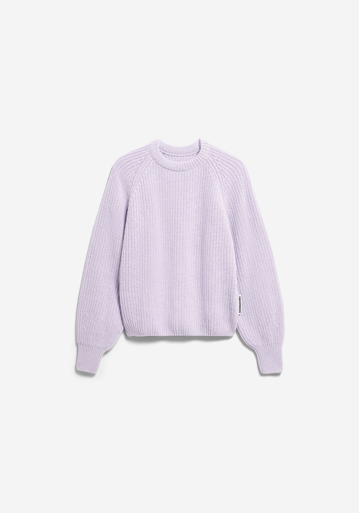 rib knit sweater moonlit lilac