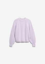 rib knit sweater moonlit lilac