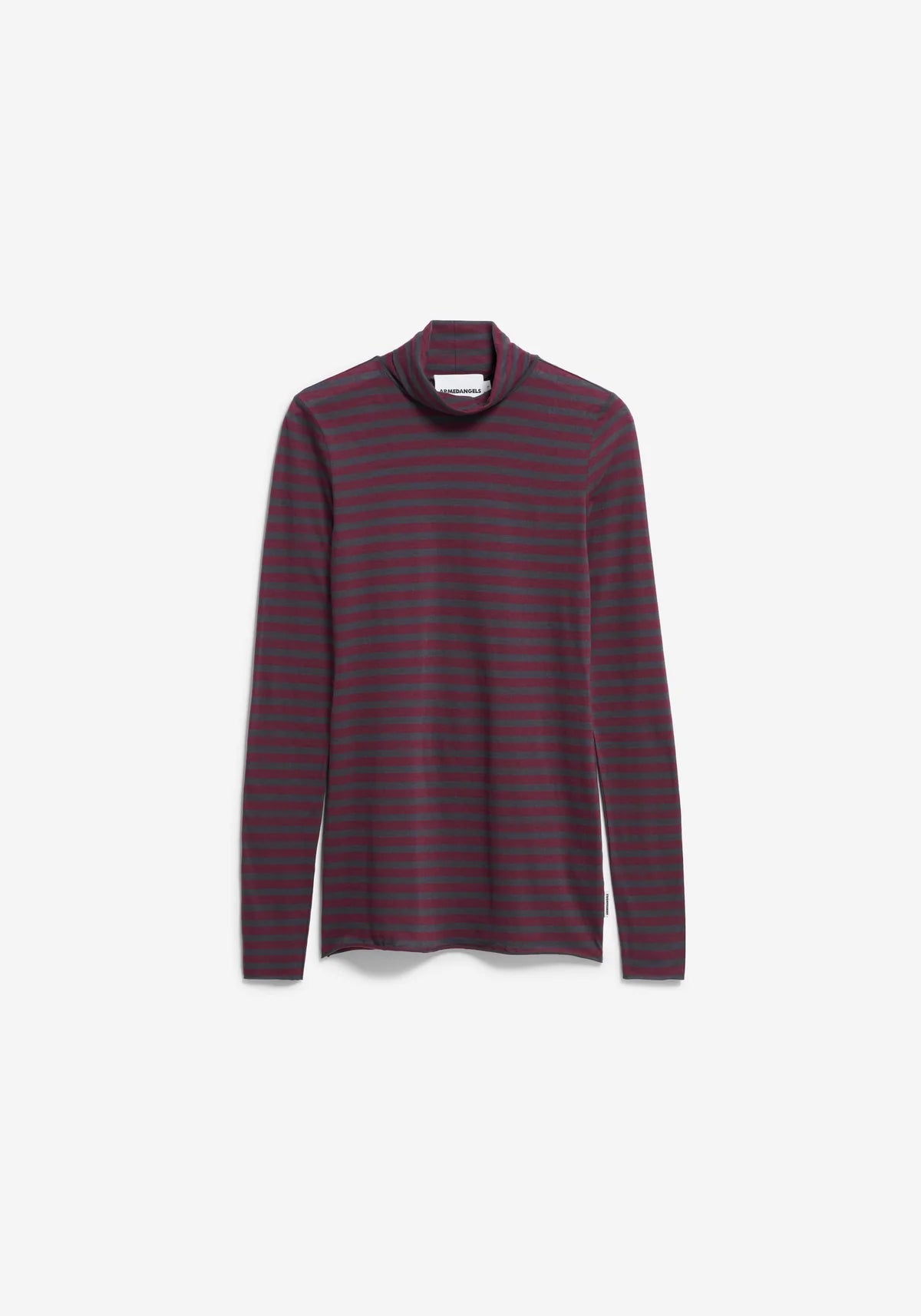 longsleeve grazilianaa stripes dark cranberry-dark steel