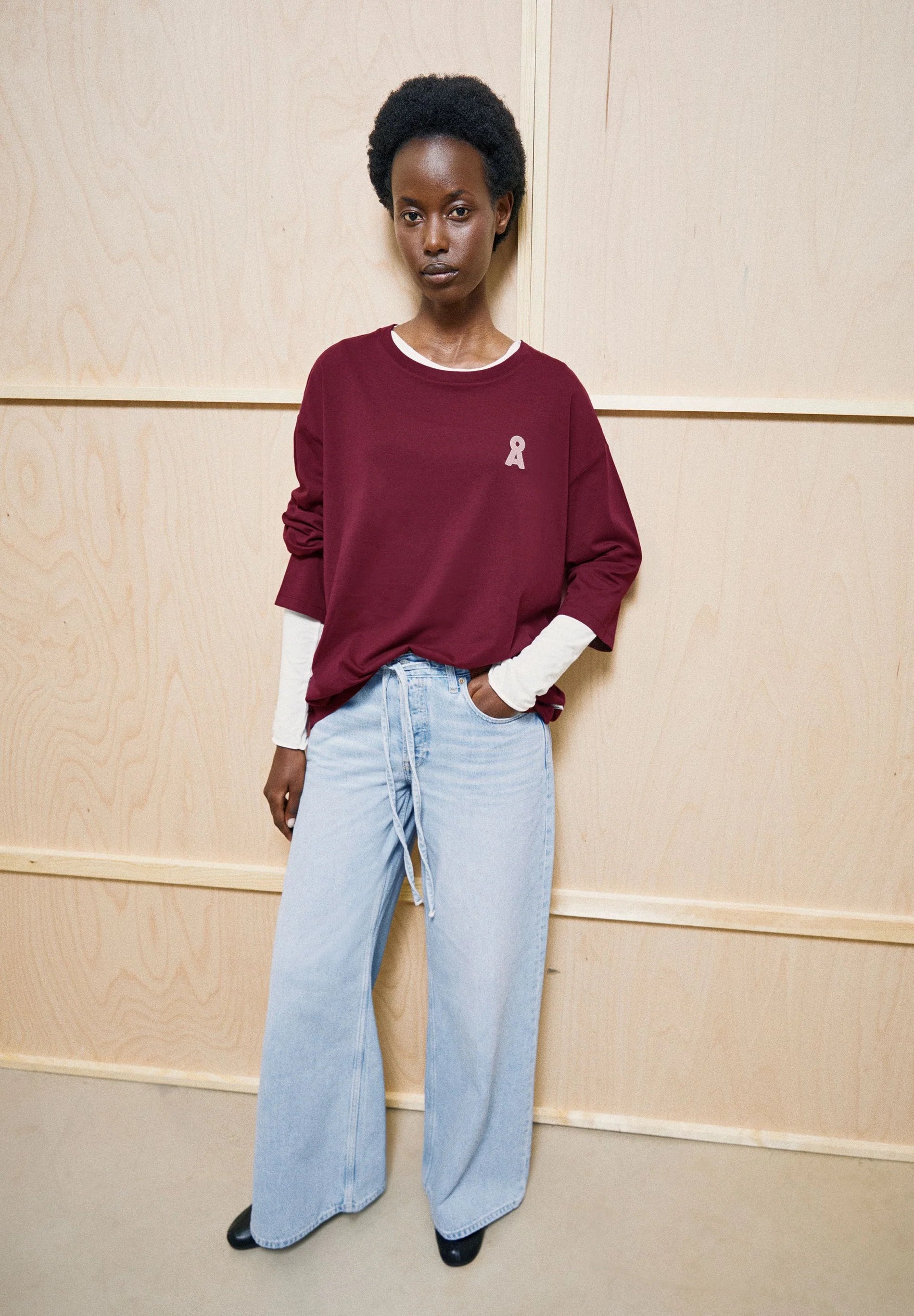 iconic Å fietaa longsleeve velvet red