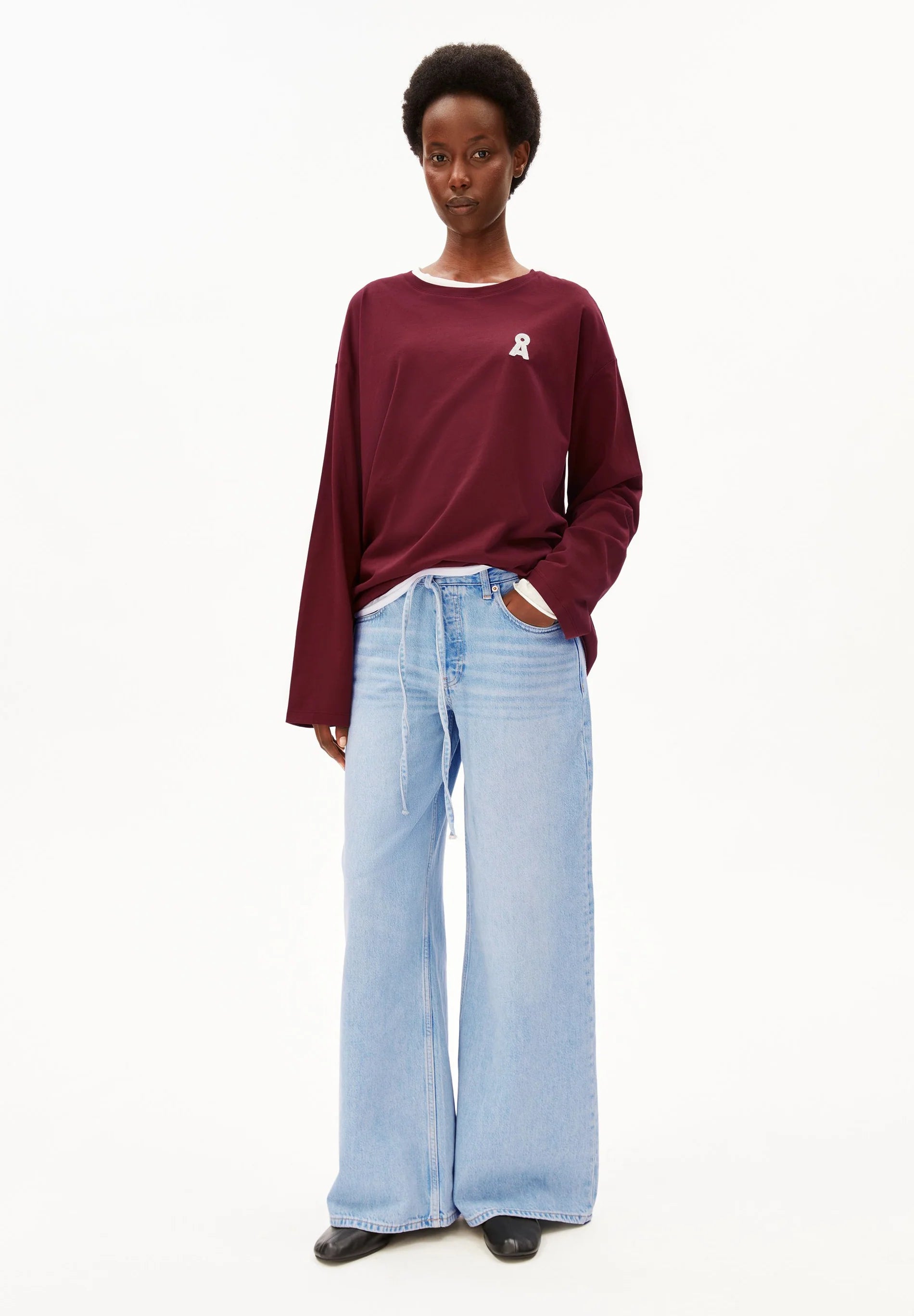 iconic Å fietaa longsleeve velvet red
