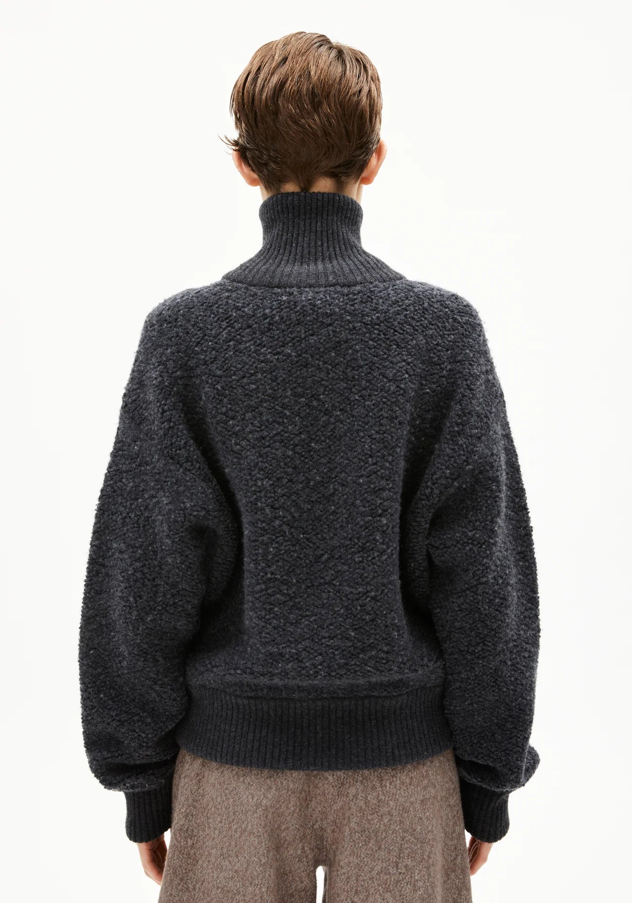 iconic Å gwenaa bouclé steel melange -oatmilk