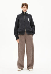 iconic Å gwenaa bouclé steel melange -oatmilk