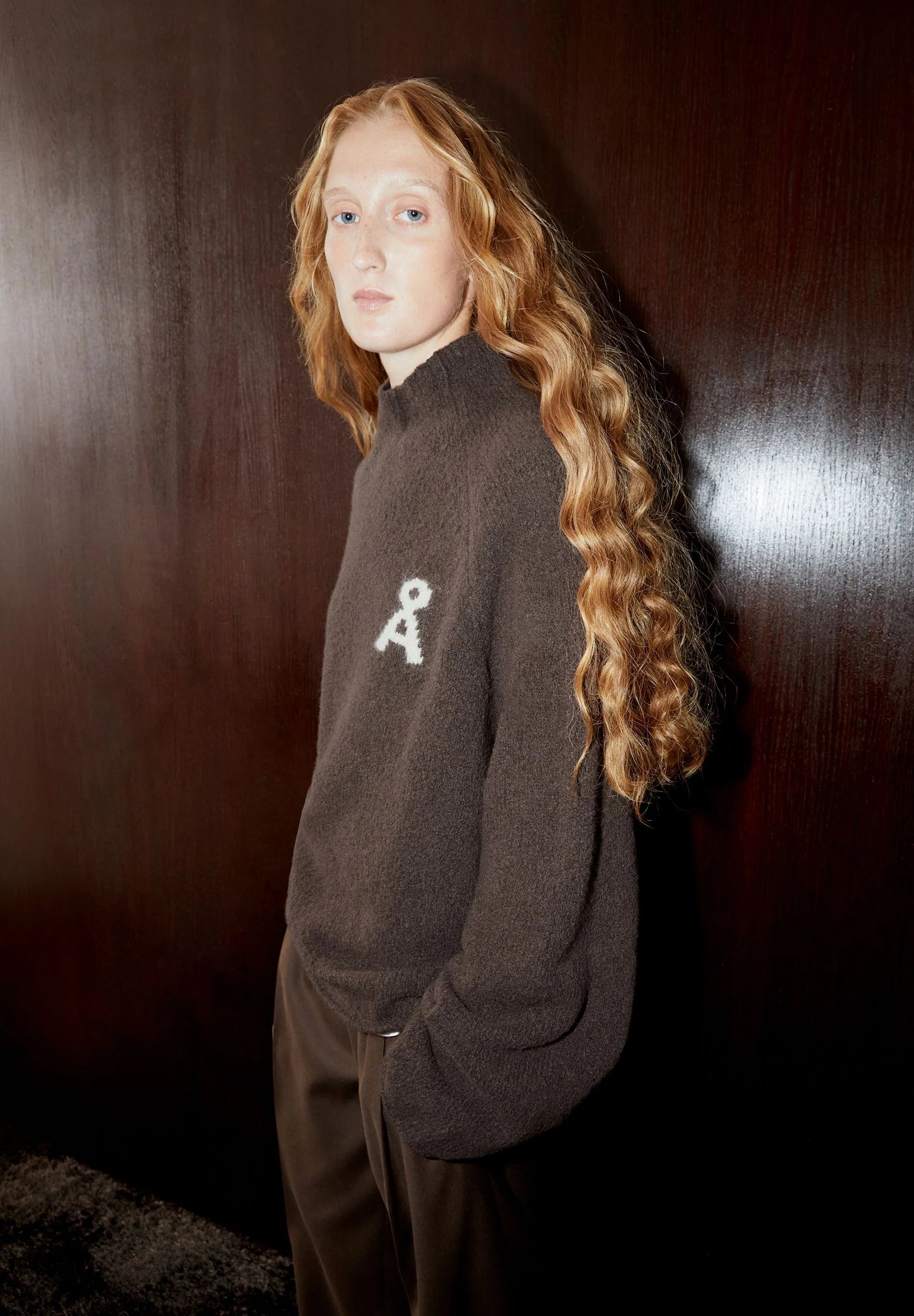 iconic Å bouclé knit sweater claystone