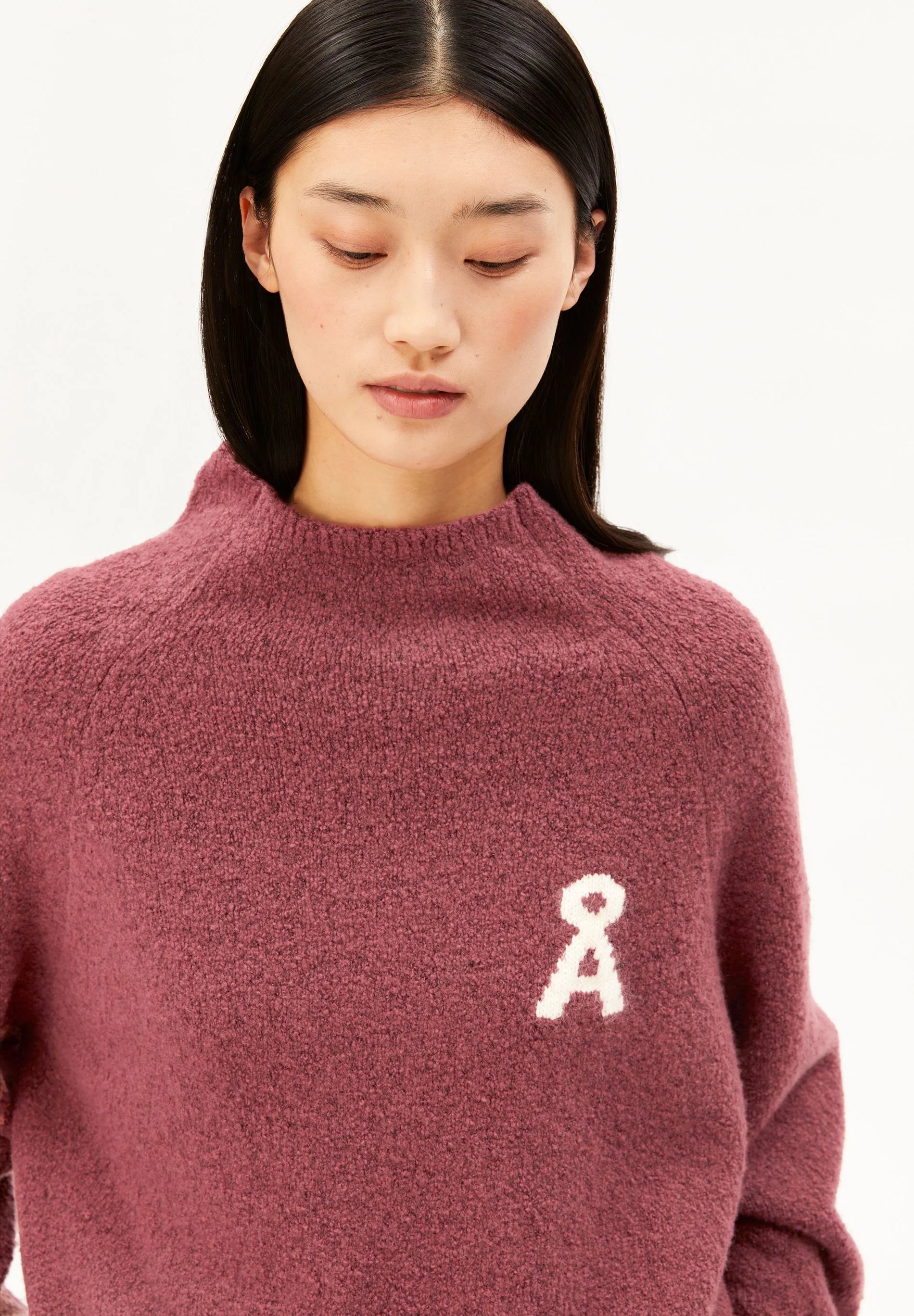 iconic Å bouclé knit sweater velvet ember