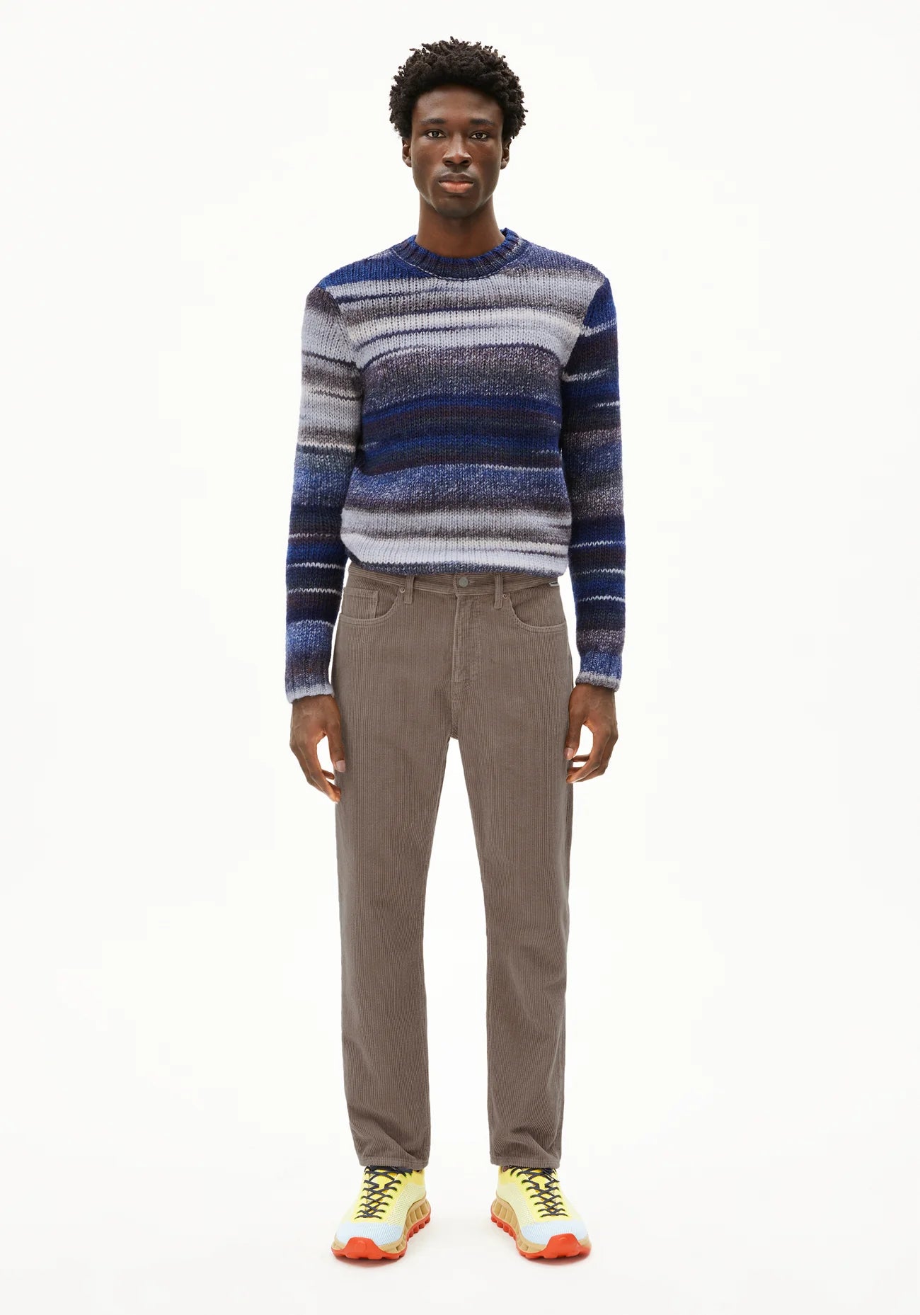 hose maakx corduroy walnut cream