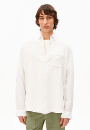 linen longsleeve shirt white