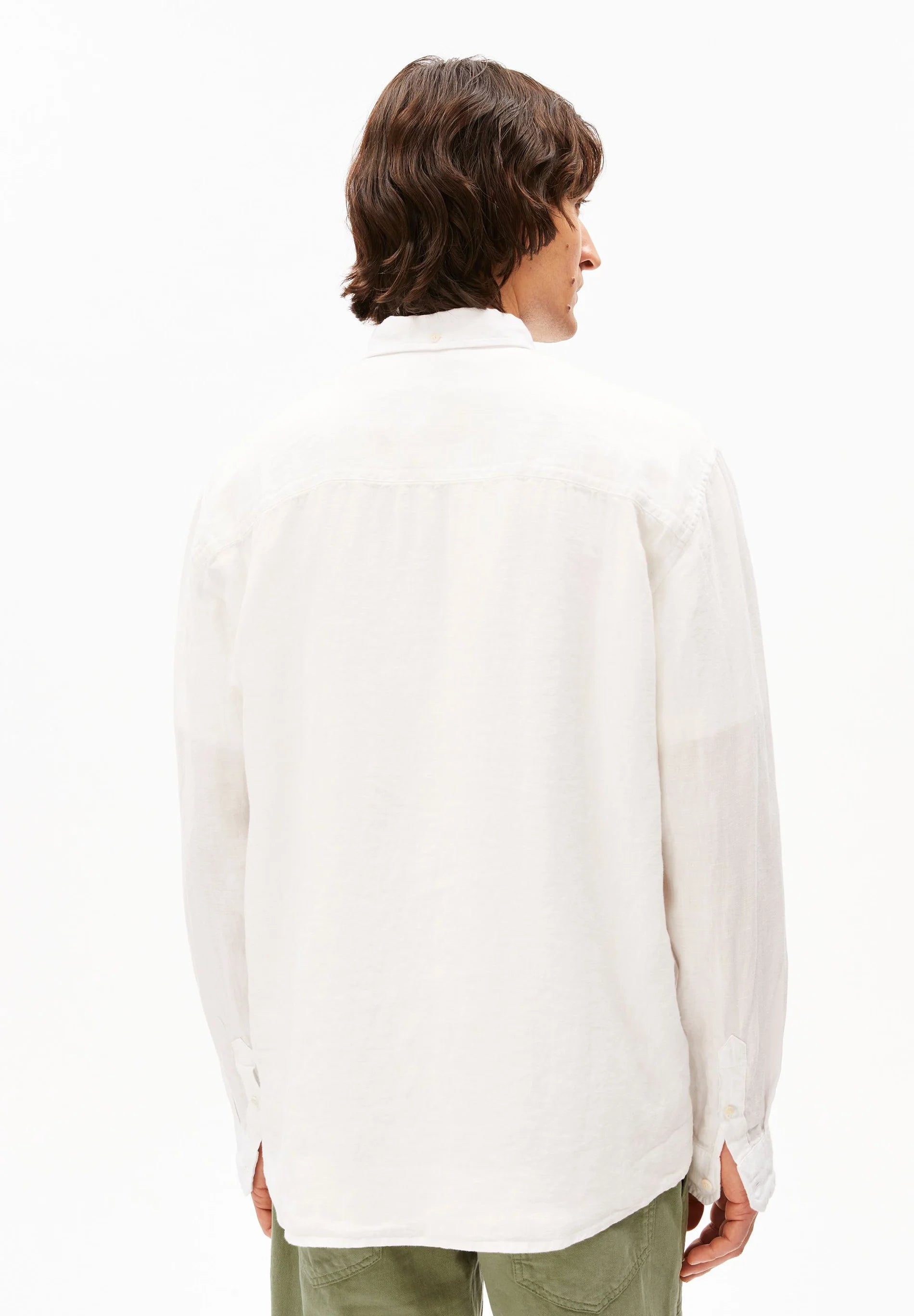 linen longsleeve shirt white