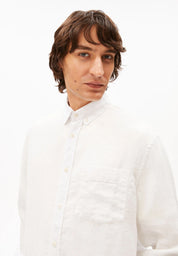 linen longsleeve shirt white