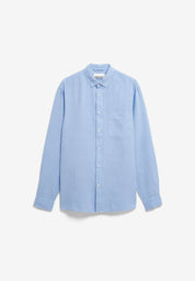 linen longsleeve shirt wedgwood