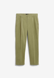taamir pleated chino pant fatigue green