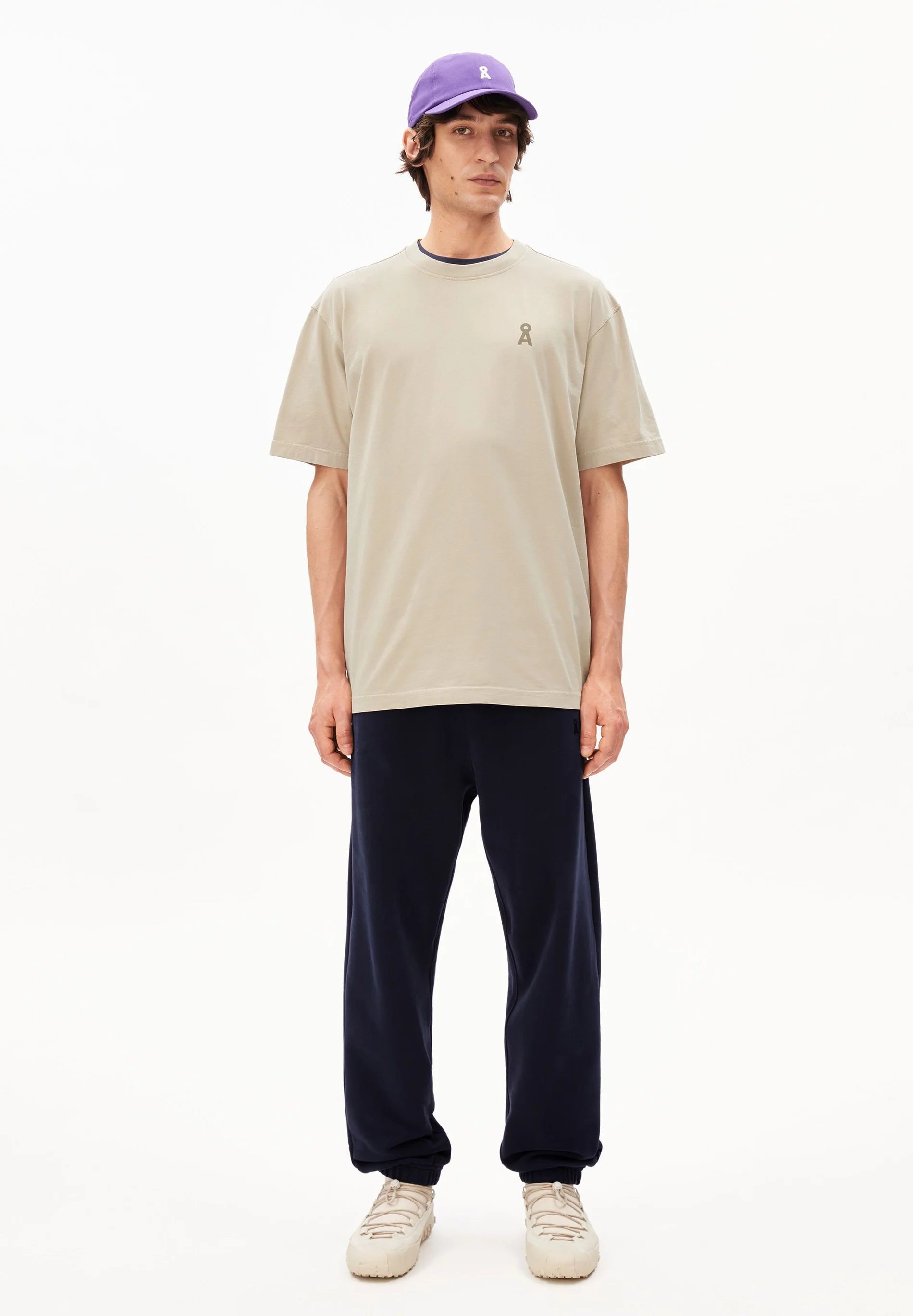 iconic Å maarkos gd t-shirt sand stone washed