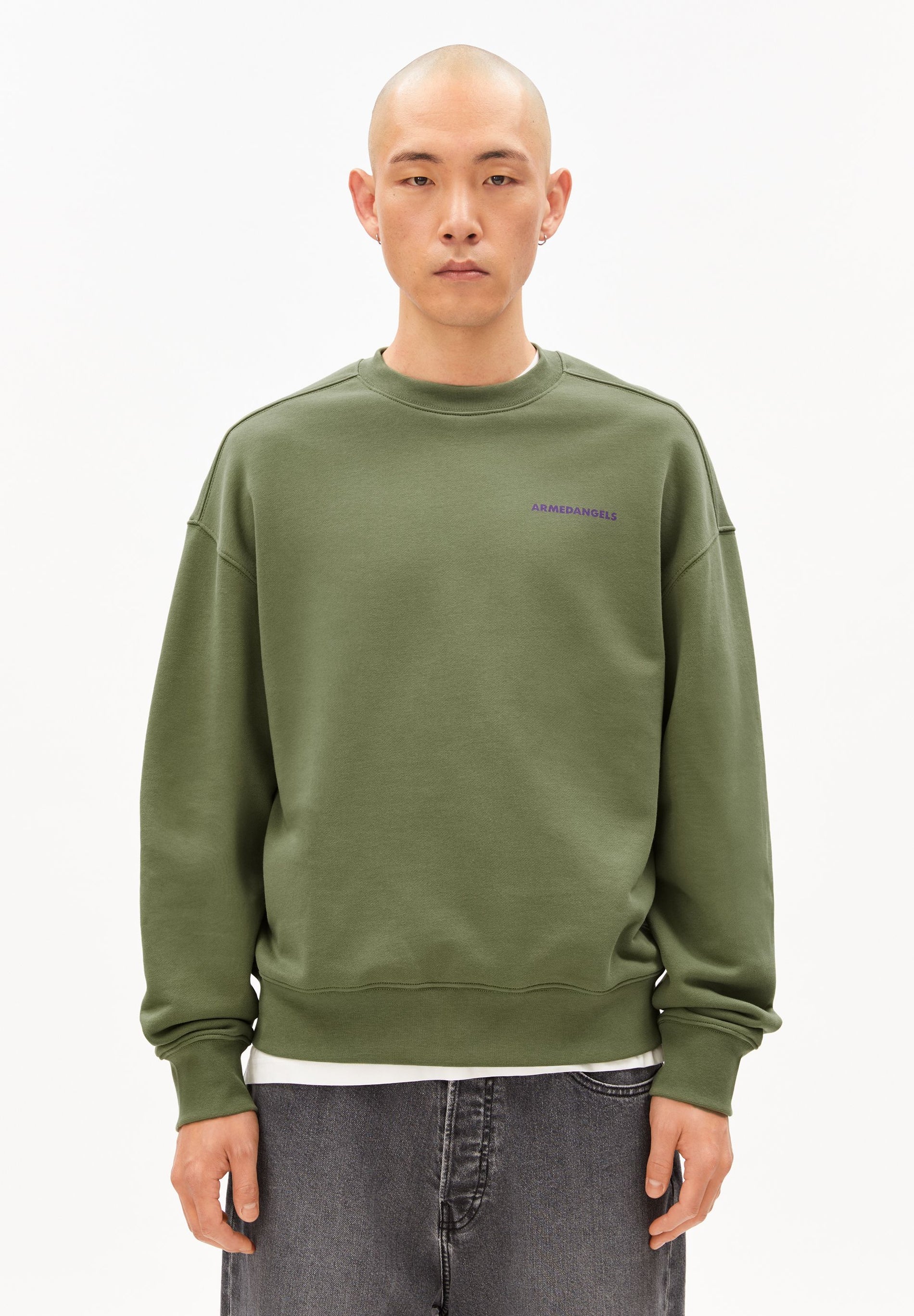 emaal outgrown sweatshirt fatigue green