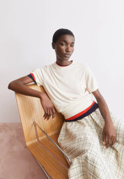 fine s sl knit sweater oatmilk