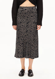 leo lenovaa slip-skirt dark steel-black