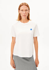 t-shirt lualaa embro white