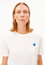 t-shirt lualaa embro white