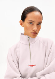 gmt dye sweat troyer pink mist